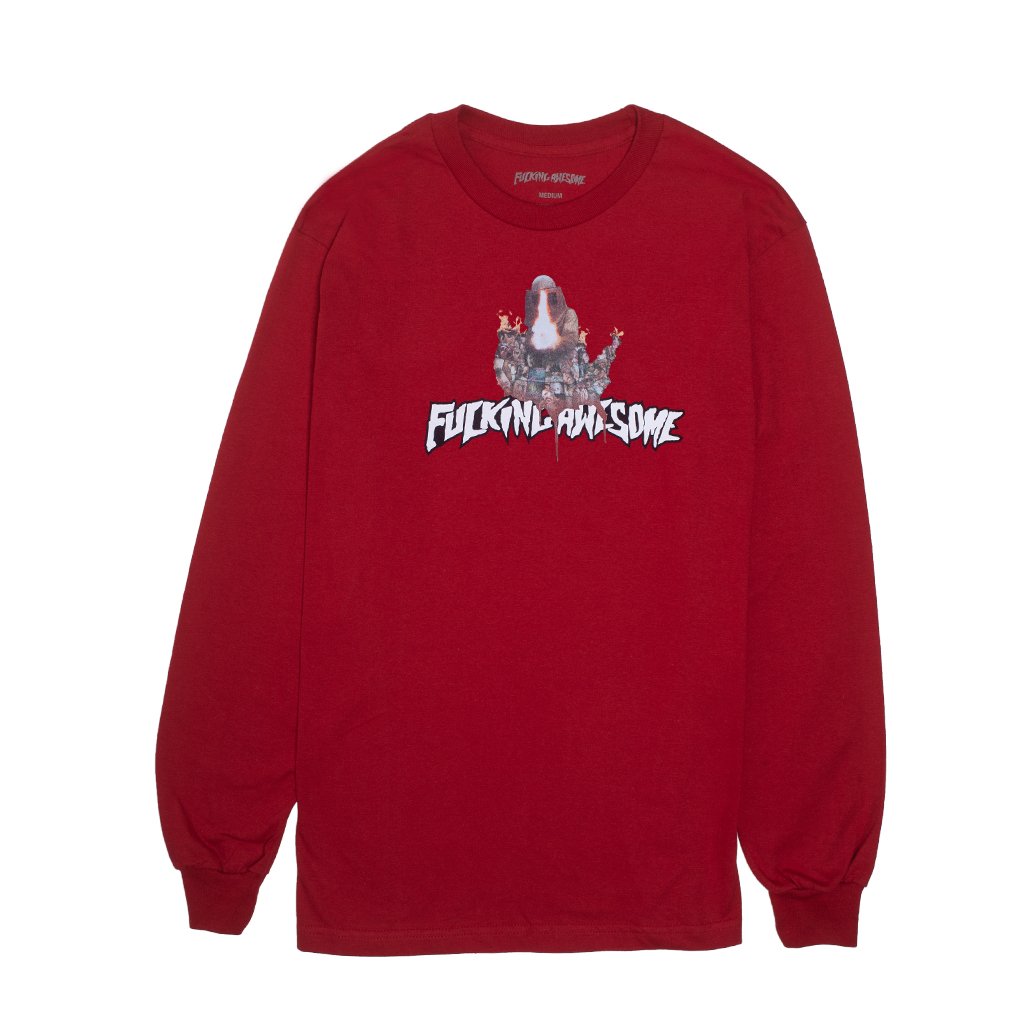 Nightmare L/S Tee (Scarlet Red) / FUCKING AWESOME - PEDESTRIAN