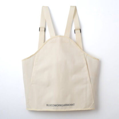 BLUCO Utility vest BURIC NYLON ivoly 白 BLUCO ベスト