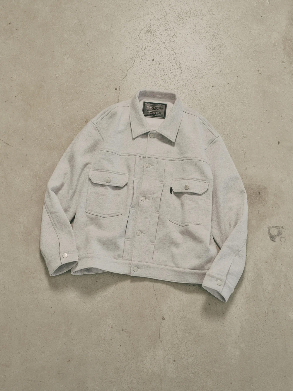 Pro Cotton Loopback Terry Sweat Trucker Jacket / RUSSELL × BerBerJin - 画像 (10)