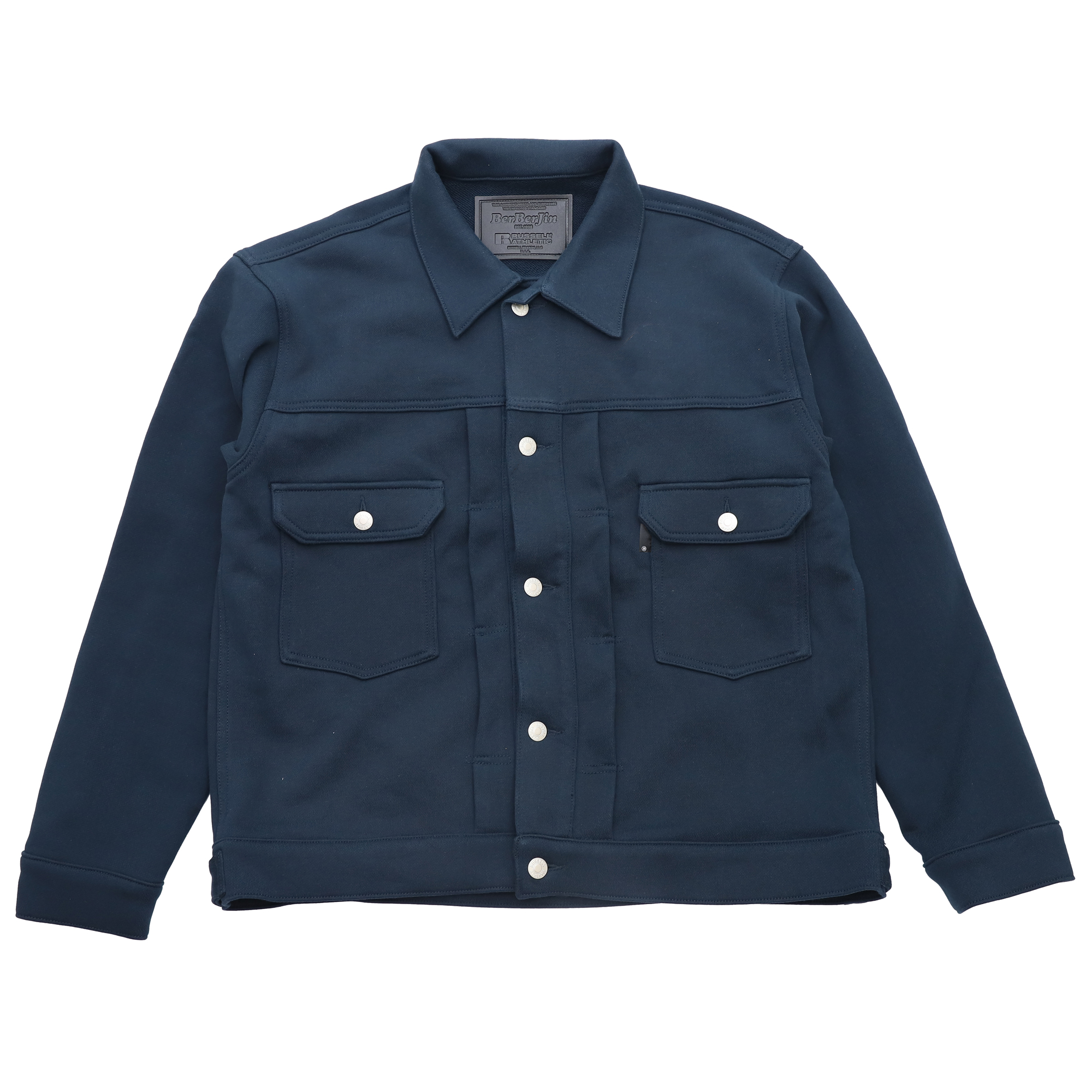 Pro Cotton Loopback Terry Sweat Trucker Jacket / RUSSELL × BerBerJin - 画像 (2)