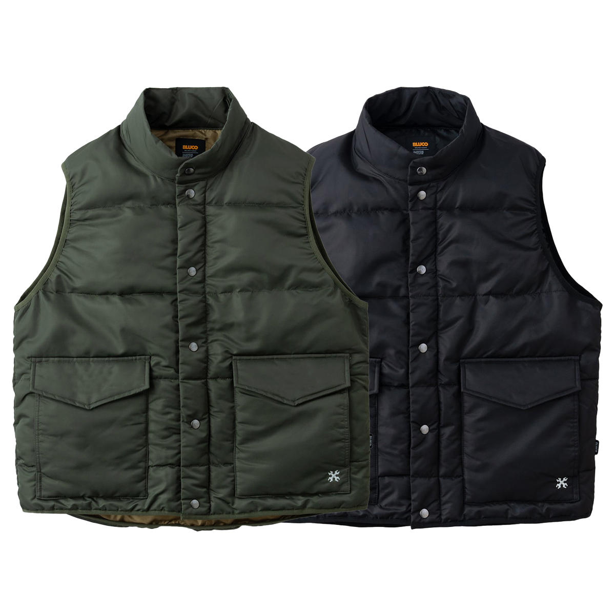HEAVY NYLON PADDING VEST / BLUCO