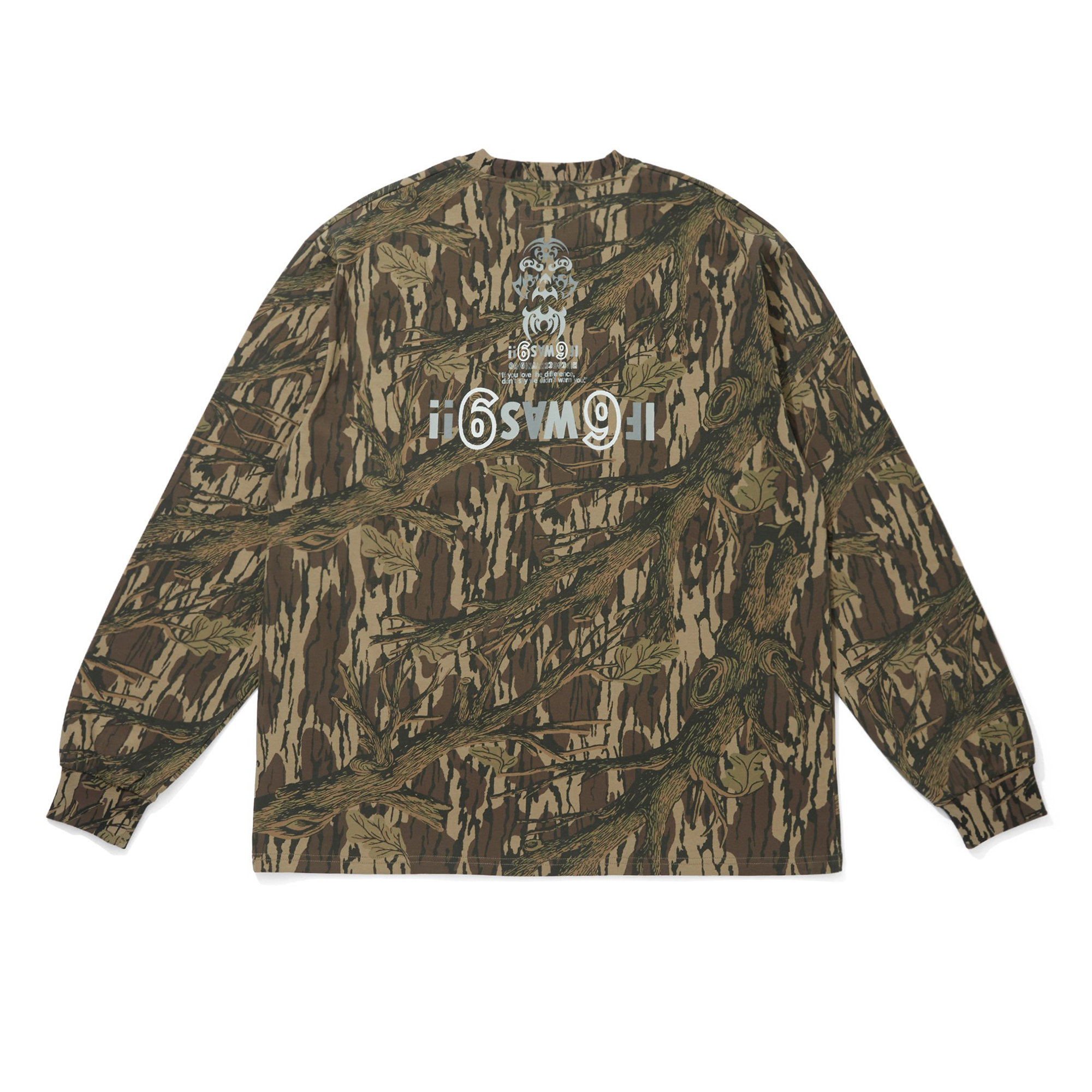 HIDEANDSEEK × Toru Nishiura The H&S L/S Tee (Camo) - 画像 (2)